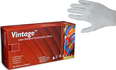 Γάντια Latex Aurelia® Vintage με πούδρα κρεμώδες λευκό